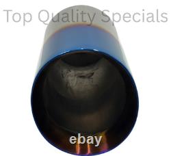 Stainless Steel Truck / Diesel / SUV Exhaust Tip 3 Inlet 5 Outlet 12 Long