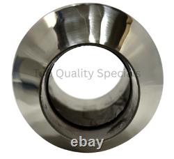 Stainless Steel Truck / Diesel / SUV Exhaust Tip 3 Inlet 5 Outlet 12 Long