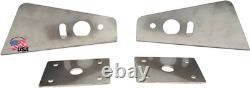 Stainless Steel Truck Hood Light Brackets for Single Stud Plow Lights