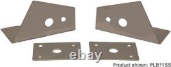 Stainless Steel Truck Hood Light Brackets for Single Stud Plow Lights