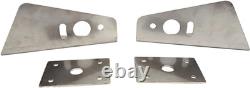Stainless Steel Truck Hood Light Brackets for Single Stud Plow Lights