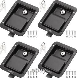 Stainless Steel Truck Toolbox Lock Kit, 4PCS