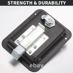 Stainless Steel Truck Toolbox Lock Kit, 4PCS