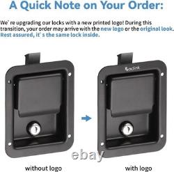 Stainless Steel Truck Toolbox Lock Kit, 4PCS