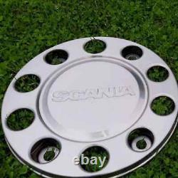 Stainless Steel Wheel Trims Covers 22.5 For Scania Truck And Bus 4 Pieces