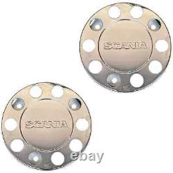 Stainless Steel Wheel Trims Covers 22.5 For Scania Truck And Bus 4 Pieces
