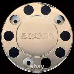 Stainless Steel Wheel Trims Covers 22.5 For Scania Truck And Bus 4 Pieces