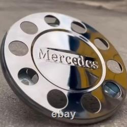 Stainless Steel Wheel Trims Covers 22.5 for Mercedes Actros Atego Truck 4 Pcs