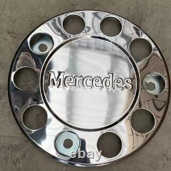 Stainless Steel Wheel Trims Covers 22.5 for Mercedes Actros Atego Truck 4 Pcs