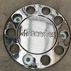 Stainless Steel Wheel Trims Covers 22.5 for Mercedes Actros Atego Truck 4 Pcs