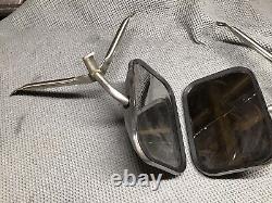 Stainless Truck Mirrors Door Towing Chevrolet Ford Dodge Chevy 3 Leg