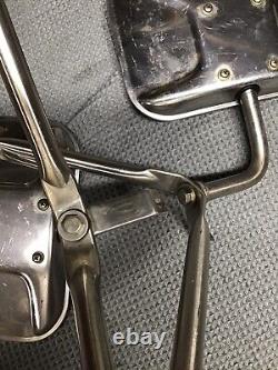 Stainless Truck Mirrors Door Towing Chevrolet Ford Dodge Chevy 3 Leg