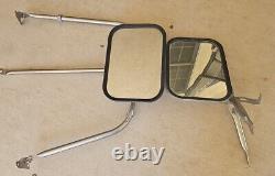 Stainless Truck Mirrors Door Towing Chevrolet Ford Dodge Chevy Vintage