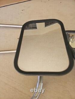 Stainless Truck Mirrors Door Towing Chevrolet Ford Dodge Chevy Vintage