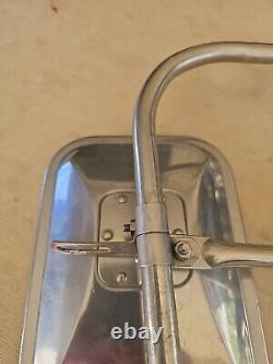 Stainless Truck Mirrors Door Towing Chevrolet Ford Dodge Chevy Vintage