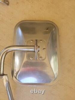 Stainless Truck Mirrors Door Towing Chevrolet Ford Dodge Chevy Vintage