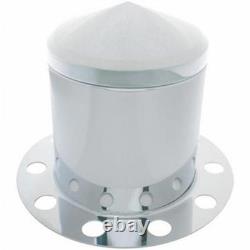 Stainless steel Chrome Point Hub Cover Semi Truck Wheel Axle Cover 33mm Complete