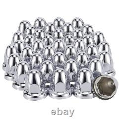 Stainless steel Chrome Point Hub Cover Semi Truck Wheel Axle Cover 33mm Complete