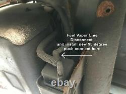 Steel Fuel Return Vapor Line Kit 99-03 Chevy/Gmc Truck 4 Door Crew Cab Stainless