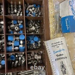 Swedgelok S/S Fittings Serivice Truck Assortment 1/4 3/8 Some 1/2