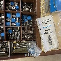 Swedgelok S/S Fittings Serivice Truck Assortment 1/4 3/8 Some 1/2