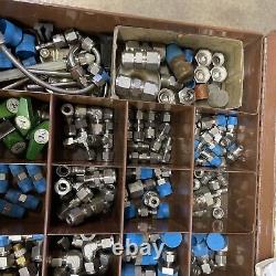 Swedgelok S/S Fittings Serivice Truck Assortment 1/4 3/8 Some 1/2