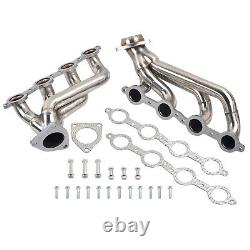 T304 SS Shorty Headers For Chevy GMC 2002-2013 Trucks SUV 4.8L 5.3L 6.0L 6.2L