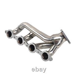 T304 SS Shorty Headers For Chevy GMC 2002-2013 Trucks SUV 4.8L 5.3L 6.0L 6.2L