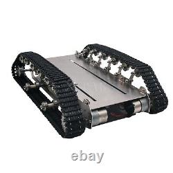 T600 Metal Truck Stainless Steel Body Tank Intelligent Robot Plastic Pedrail xr