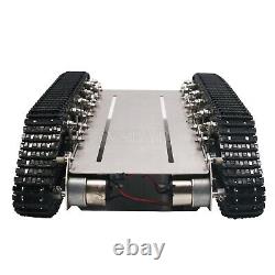 T600 Metal Truck Stainless Steel Body Tank Intelligent Robot Plastic Pedrail xr