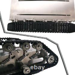 T600 Metal Truck Stainless Steel Body Tank Intelligent Robot Plastic Pedrail xr