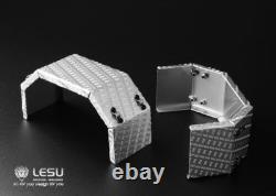 TAMIYA 1/14 Truck Stainless Steel Checker Plate Rear Fender for 1-Axle