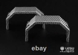 TAMIYA 1/14 Truck Stainless Steel Checker Plate Rear Fender for 1-Axle