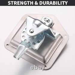 T-Handle Truck Tool Box Latch Replacement Kit 304 Stainless Steel Lock & Keys