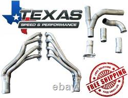 Texas Speed 07-13 GM Truck 1-3/4 Stainless Steel Long Tube Headers & O/R Y-Pipe