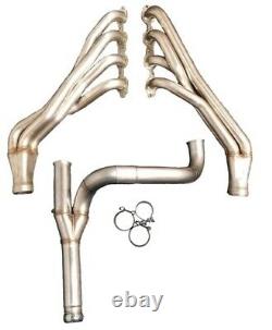 Texas Speed 2014+ GM Truck 5.3L 1-7/8 Stainless Long Tube Headers with OR Y-Pipe