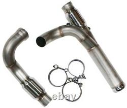 Texas Speed 2014+ GM Truck 5.3L Stainless Steel 3 Y-Pipe with High Flow Cats