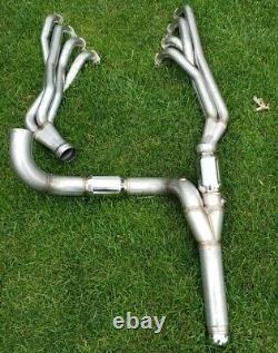 Texas Speed 2014+ GM Truck 6.2L 1-7/8 Stainless Long Tube Headers Catted Y-Pipe