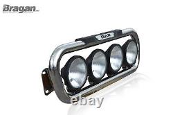 To Fit 2014+ DAF LF Euro 6 18T Stainless Steel Grill Light Bar Truck grill bar B