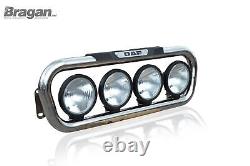 To Fit 2014+ DAF LF Euro 6 18T Stainless Steel Grill Light Bar Truck grill bar B