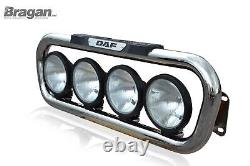To Fit 2014+ DAF LF Euro 6 18T Stainless Steel Grill Light Bar Truck grill bar B