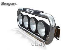 To Fit 2014+ DAF LF Euro 6 18T Stainless Steel Grill Light Bar Truck grill bar B