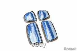 To Fit DAF XF 105 Polished Stainless Steel Mirror Covers Truck Lorry 4 Piece Set