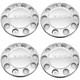 To Fit Daf Truck & Bus Stainless Steel 22.5 Wheel Covers 4pcs