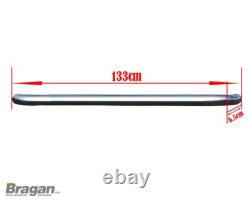 To Fit Iveco Stralis Stainless Steel Truck Roof Visor Light Lamp Bar + 5 LEDs