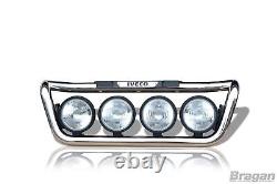 To Fit Iveco Trakker Stainless Steel Truck Lorry Grill Light Bar D + 9 Spots