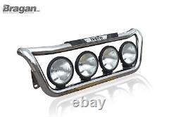 To Fit Iveco Trakker Stainless Steel Truck Lorry Grill Light Bar D + 9 Spots