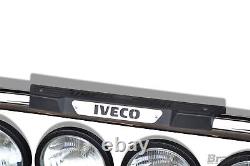To Fit Iveco Trakker Stainless Steel Truck Lorry Grill Light Bar D + 9 Spots