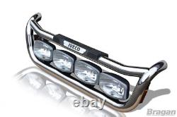 To Fit Iveco Trakker Stainless Steel Truck Lorry Grill Light Bar Type C