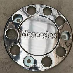 To Fit Mercedes Truck & Bus Stainless Steel 22.5 Wheel Covers 4pcs
